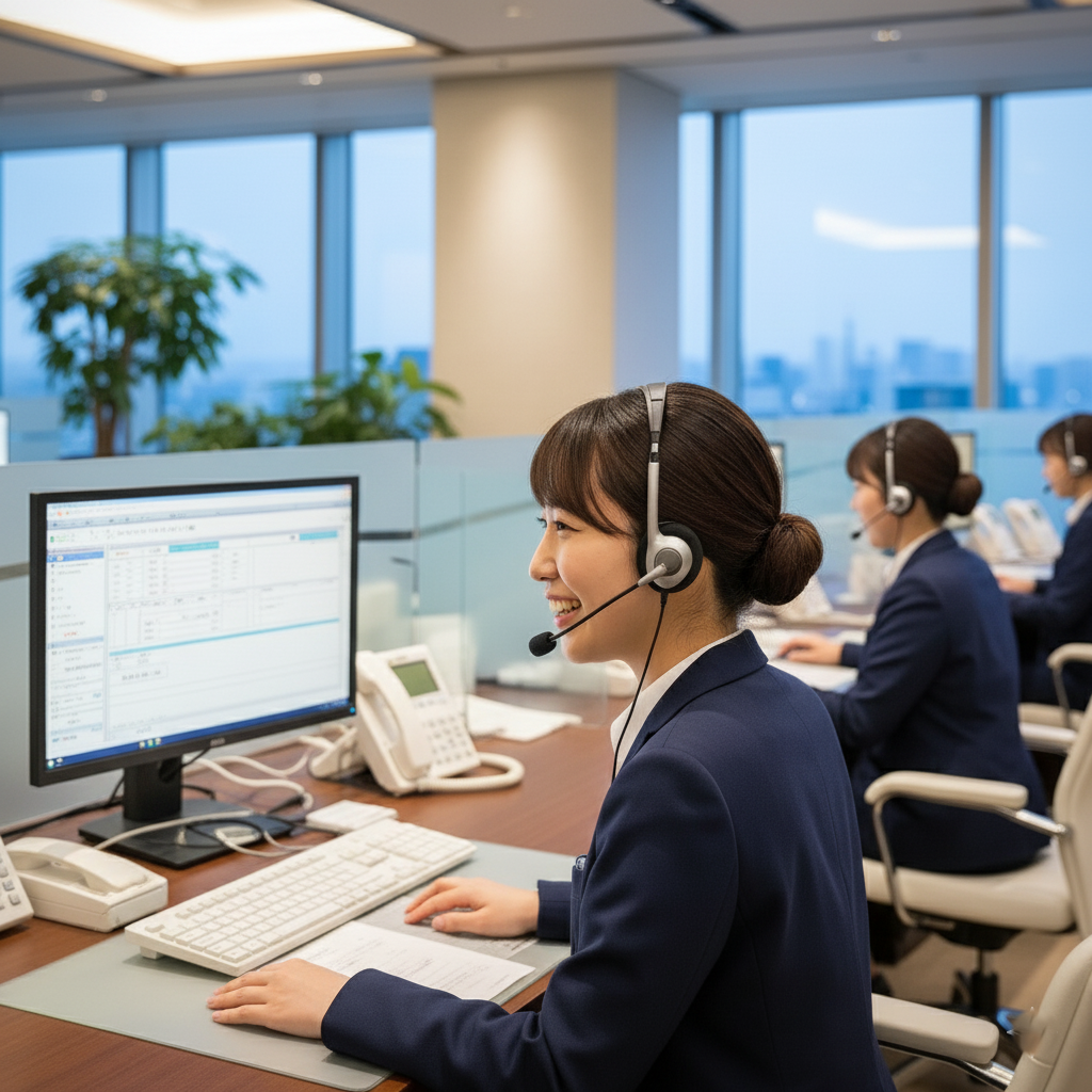 笑顔のシニア女性